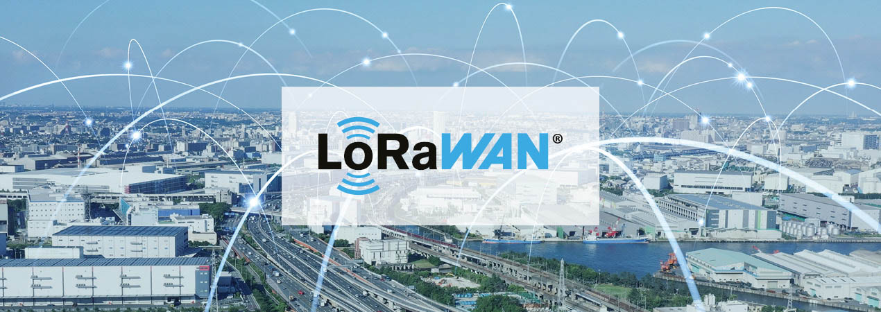 Einleitende Header-Grafik mit LoRaWAN® Logo